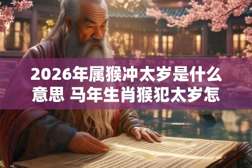 2026年属猴冲太岁是什么意思 马年生肖猴犯太岁怎么化解
