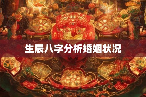 生辰八字分析婚姻状况