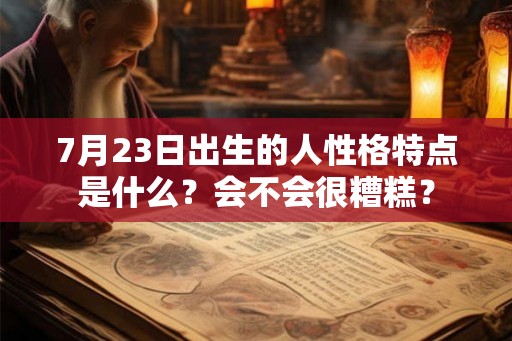 7月23日出生的人性格特点是什么?会不会很糟糕? 7月23日出生的人性格特点是什么?会不会很糟糕?