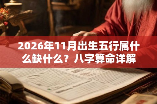 2026年11月出生五行属什么缺什么？八字算命详解