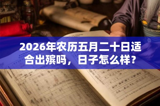 2026年农历五月二十日适合出殡吗，日子怎么样？