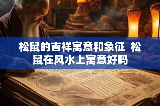 松鼠的吉祥寓意和象征 松鼠在风水上寓意好吗 松鼠的吉祥寓意和象征 松鼠在风水上寓意好吗