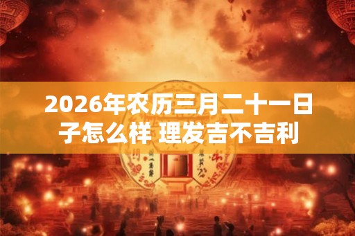 2026年农历三月二十一日子怎么样 理发吉不吉利