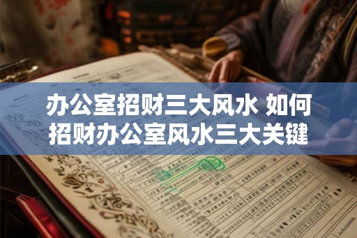 办公室招财三大风水 如何招财办公室风水三大关键 办公室招财三大风水 如何招财办公室风水三大关键