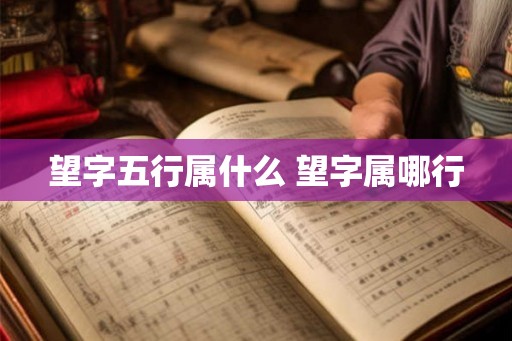 望字五行属什么 望字属哪行