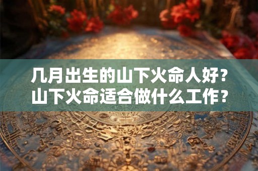 几月出生的山下火命人好?山下火命适合做什么工作? 几月出生的山下火命人好?山下火命适合做什么工作?