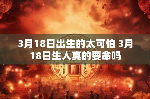 3月18日出生的太可怕 3月18日生人真的要命吗