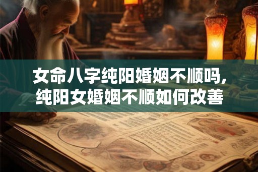 女命八字纯阳婚姻不顺吗,纯阳女婚姻不顺如何改善