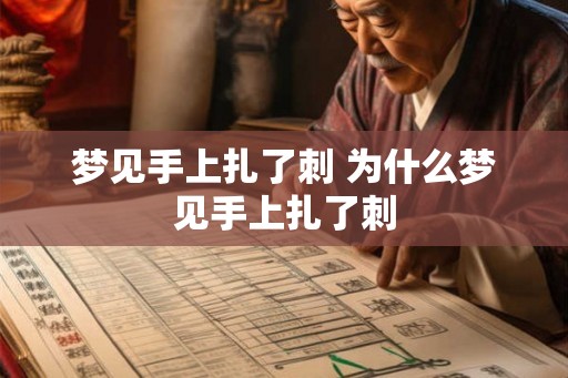 梦见手上扎了刺 为什么梦见手上扎了刺 梦见手上扎了刺 为什么梦见手上扎了刺