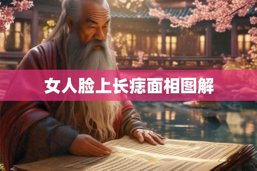 女人脸上长痣面相图解 女人脸上长痣面相图解