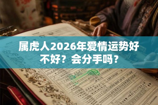 属虎人2026年爱情运势好不好？会分手吗？