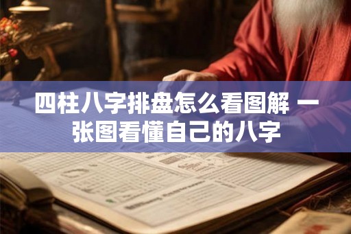 四柱八字排盘怎么看图解 一张图看懂自己的八字