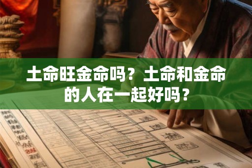 土命旺金命吗？土命和金命的人在一起好吗？