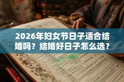 2026年妇女节日子适合结婚吗？结婚好日子怎么选？