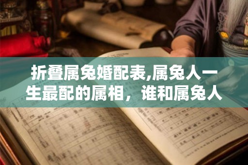 折叠属兔婚配表,属兔人一生最配的属相,谁和属兔人最般配 折叠属兔婚配表,属兔人一生最配的属相,谁和属兔人最般配