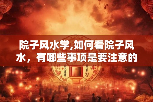 院子风水学,如何看院子风水，有哪些事项是要注意的？