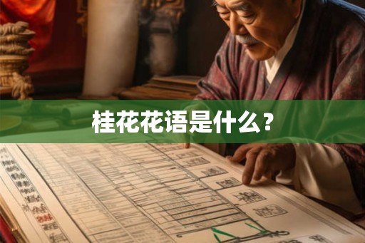 桂花花语是什么? 桂花花语是什么?