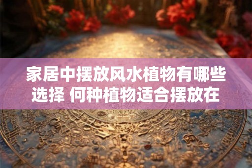 家居中摆放风水植物有哪些选择 何种植物适合摆放在家中的风水布局