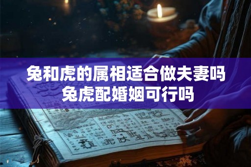 兔和虎的属相适合做夫妻吗 兔虎配婚姻可行吗 兔和虎的属相适合做夫妻吗 兔虎配婚姻可行吗