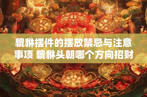貔貅摆件的摆放禁忌与注意事项 貔貅头朝哪个方向招财