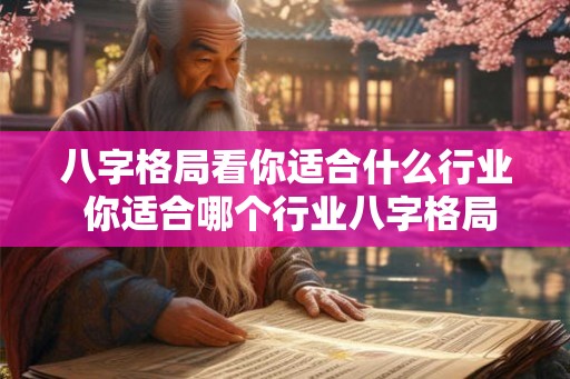 八字格局看你适合什么行业 你适合哪个行业八字格局揭秘