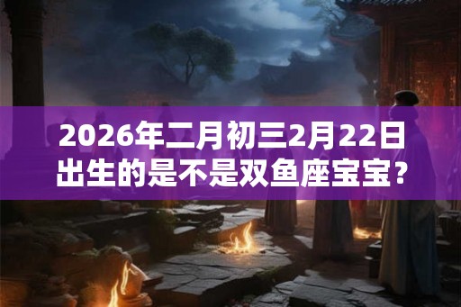 2026年二月初三2月22日出生的是不是双鱼座宝宝？