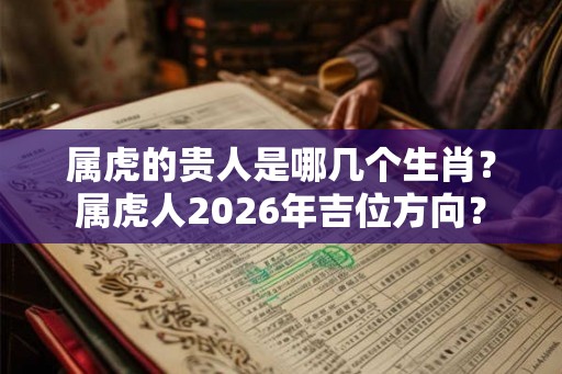 属虎的贵人是哪几个生肖？属虎人2026年吉位方向？