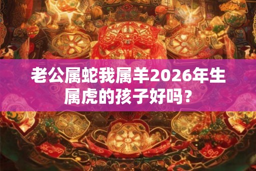 老公属蛇我属羊2026年生属虎的孩子好吗? 老公属蛇我属羊2026年生属虎的孩子好吗?
