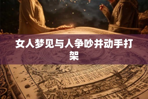 女人梦见与人争吵并动手打架