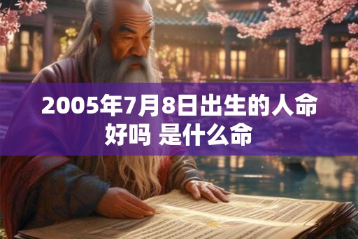 2005年7月8日出生的人命好吗 是什么命