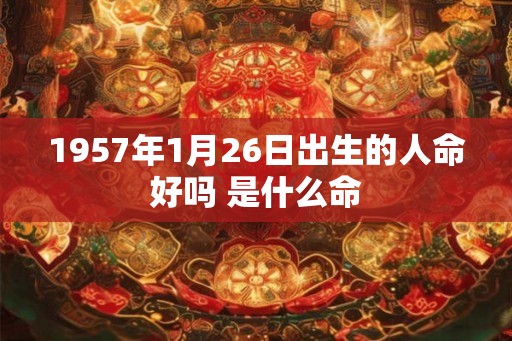 1957年1月26日出生的人命好吗 是什么命 1957年1月26日出生的人命好吗 是什么命