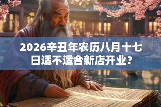 2026辛丑年农历八月十七日适不适合新店开业？