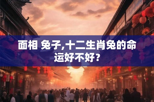 面相 兔子,十二生肖兔的命运好不好？