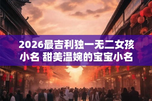 2026最吉利独一无二女孩小名 甜美温婉的宝宝小名