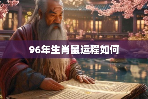 96年生肖鼠运程如何 96年生肖鼠运程如何