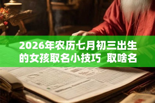 2026年农历七月初三出生的女孩取名小技巧 取啥名字好 2026年农历七月初三出生的女孩取名小技巧 取啥名字好