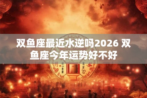 双鱼座最近水逆吗2026 双鱼座今年运势好不好