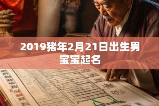 2019猪年2月21日出生男宝宝起名
