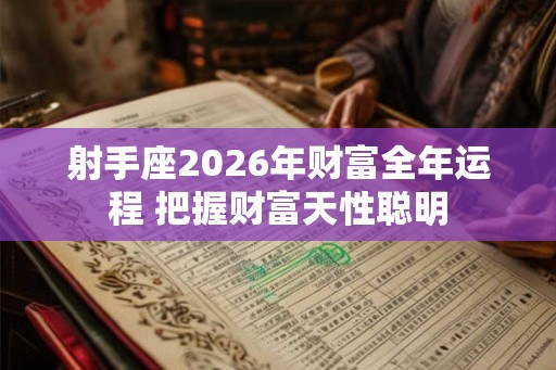 射手座2026年财富全年运程 把握财富天性聪明