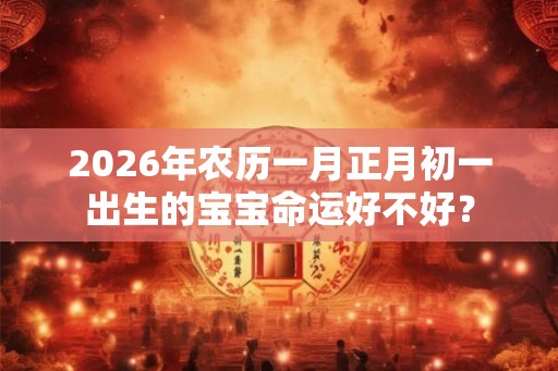 2026年农历一月正月初一出生的宝宝命运好不好? 2026年农历一月正月初一出生的宝宝命运好不好?