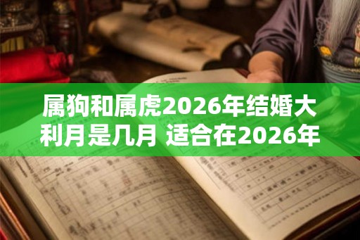 属狗和属虎2026年结婚大利月是几月 适合在2026年结婚吗