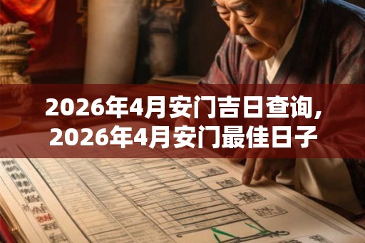 2026年4月安门吉日查询,2026年4月安门最佳日子 2026年4月安门吉日查询,2026年4月安门最佳日子