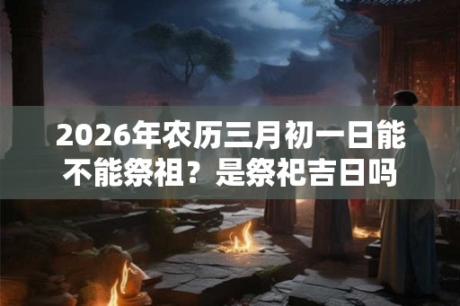 2026年农历三月初一日能不能祭祖？是祭祀吉日吗