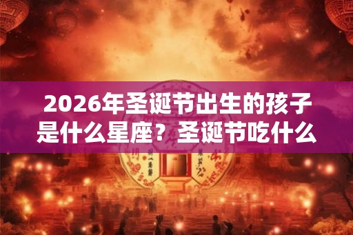 2026年圣诞节出生的孩子是什么星座?圣诞节吃什么特色食物? 2026年圣诞节出生的孩子是什么星座?圣诞节吃什么特色食物?