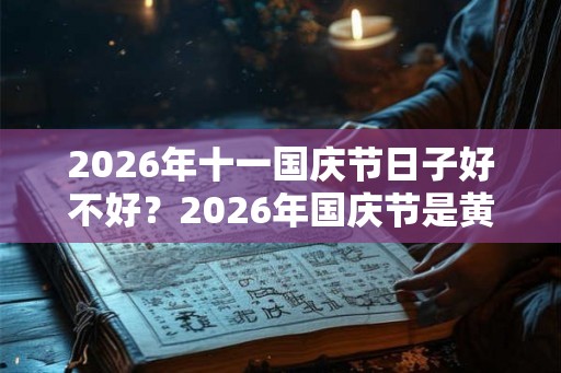 2026年十一国庆节日子好不好？2026年国庆节是黄道吉日吗？