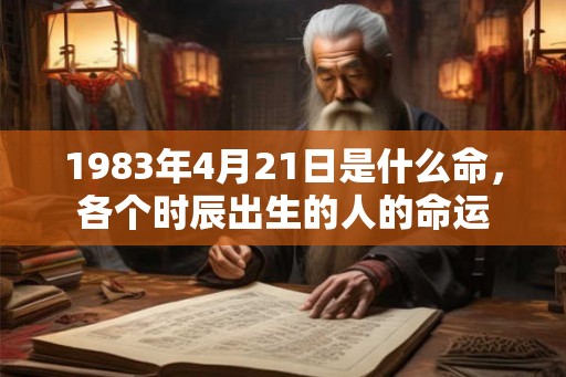 1983年4月21日是什么命,各个时辰出生的人的命运 1983年4月21日是什么命,各个时辰出生的人的命运