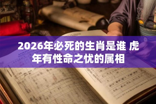 2026年必死的生肖是谁 虎年有性命之忧的属相