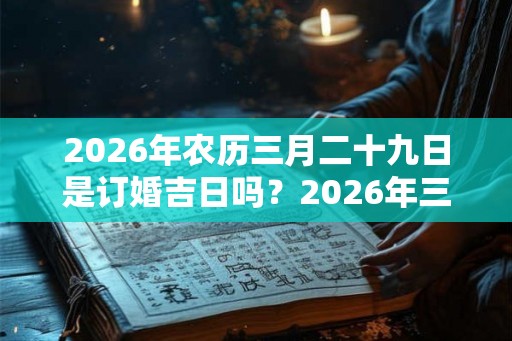 2026年农历三月二十九日是订婚吉日吗？2026年三月订婚吉日有哪几天？
