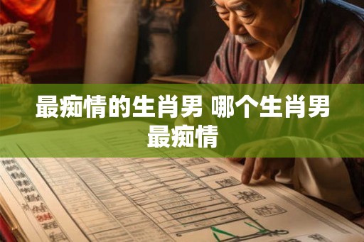 最痴情的生肖男 哪个生肖男最痴情 最痴情的生肖男 哪个生肖男最痴情
