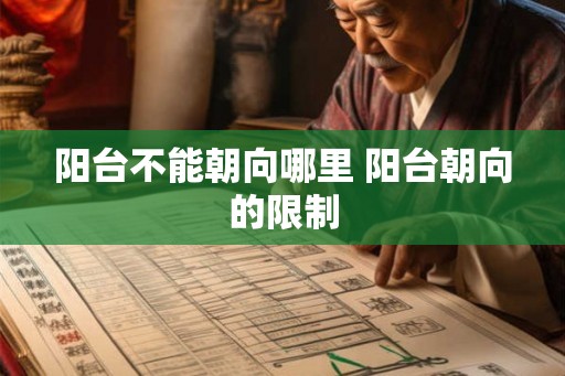阳台不能朝向哪里 阳台朝向的限制